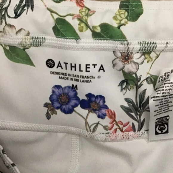 Athleta Contender Floral Blossom Leggings M - Picture 4 of 11